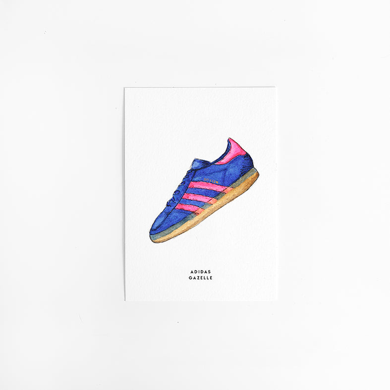 Wenskaart S: Adidas Gazelle