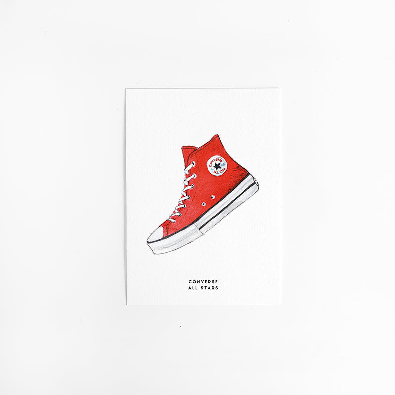 Wenskaart S: Converse All stars