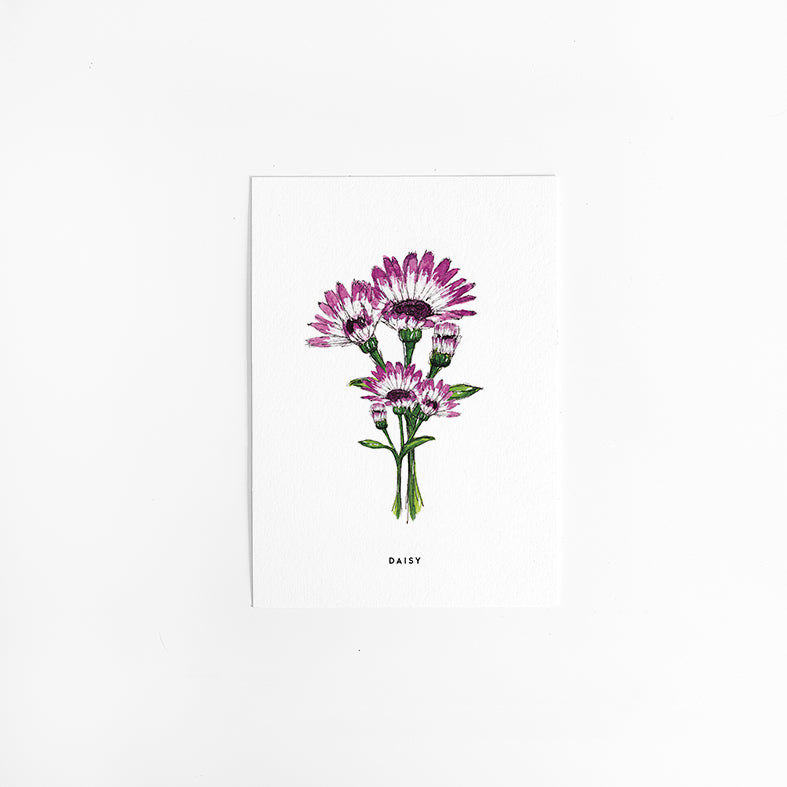 Wenskaart Bloemen: Margriet