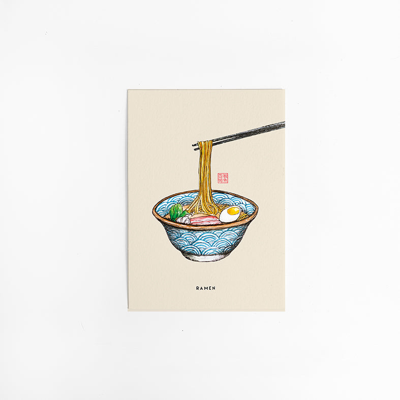 Wenskaart Azie Keuken: Ramen