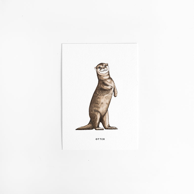 Wenskaart Otter