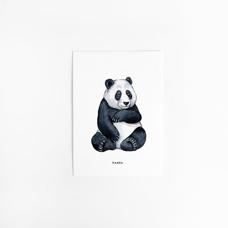 Wenskaart Panda