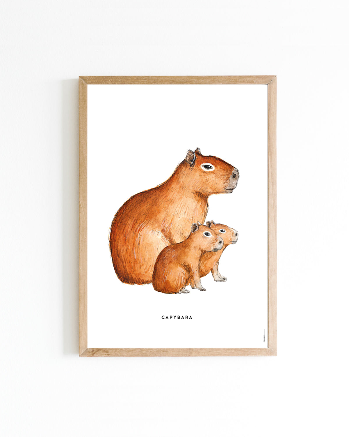 Poster A4 Capibara