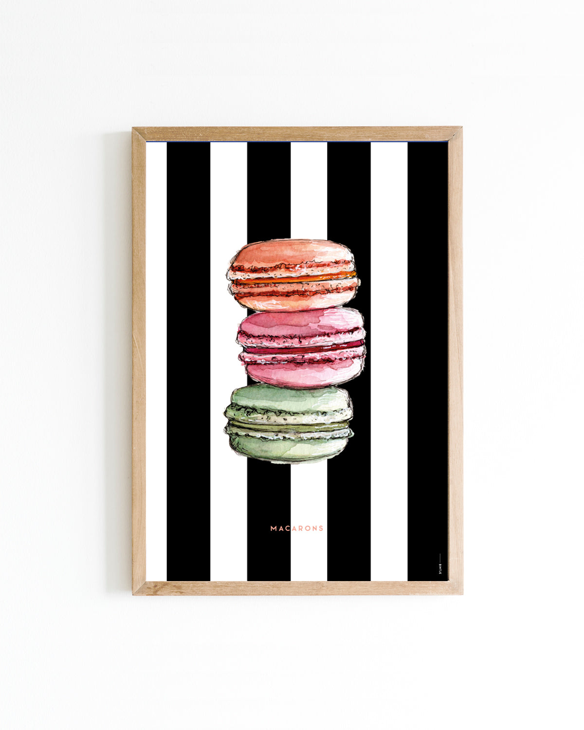 Poster A4 Color Macarons