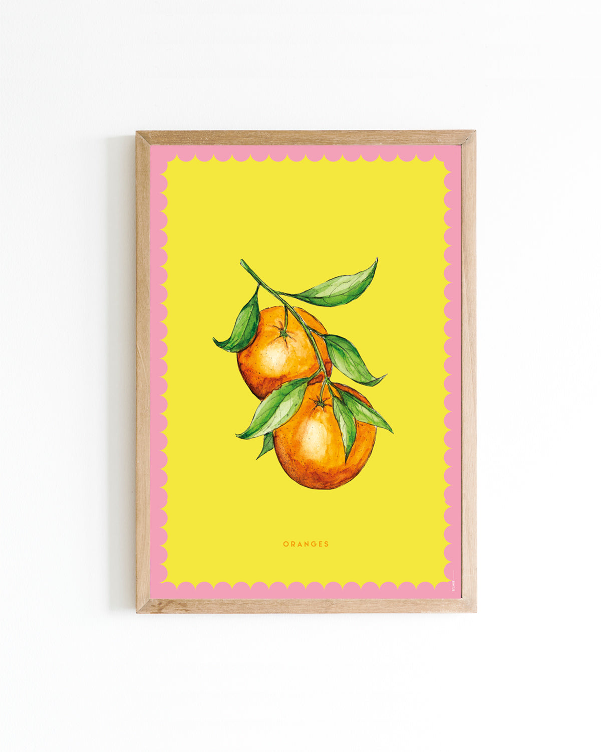 Poster A4 Color Orange