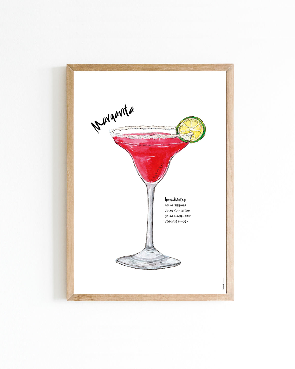 Poster 15x20 Cocktail: Margarita