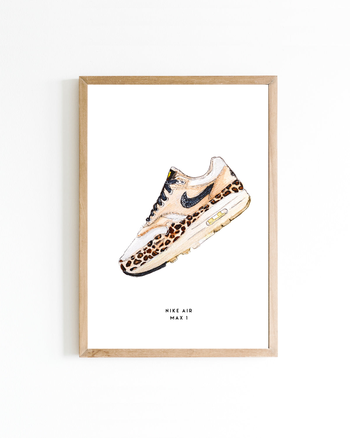 Poster 15x20 Sneakers Nike air max 1 panter