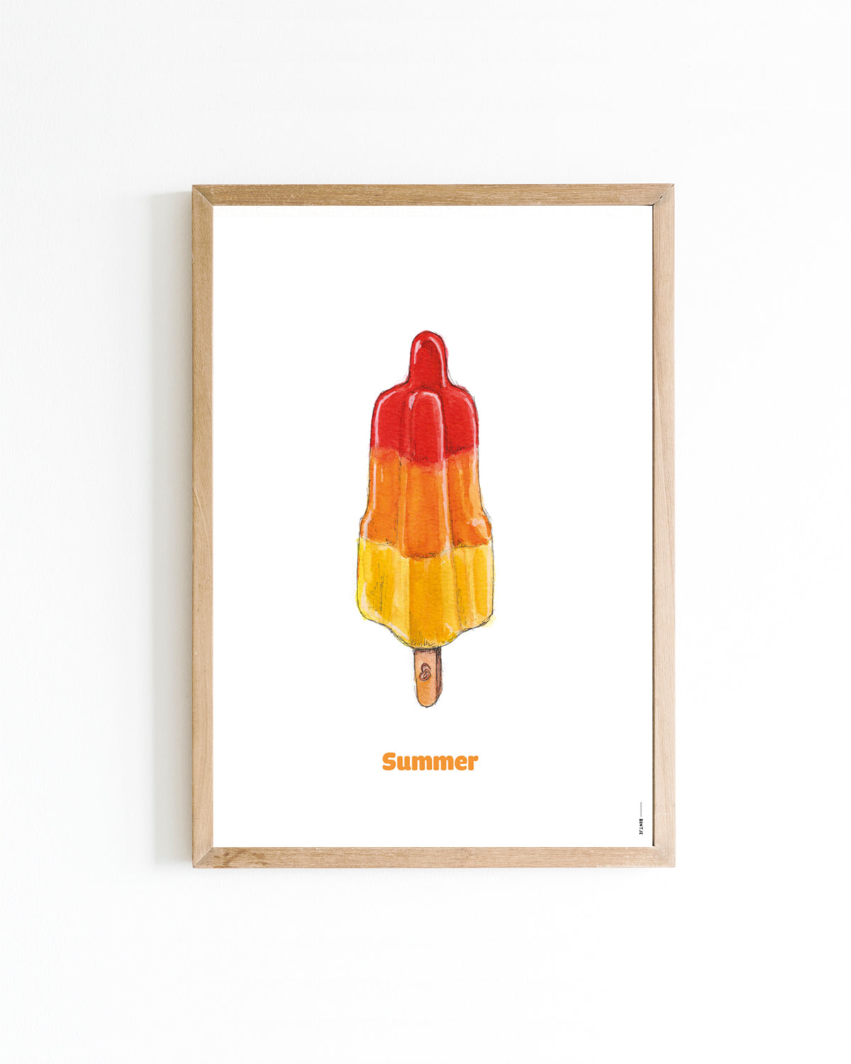 Poster A4 Keuken: Raketje