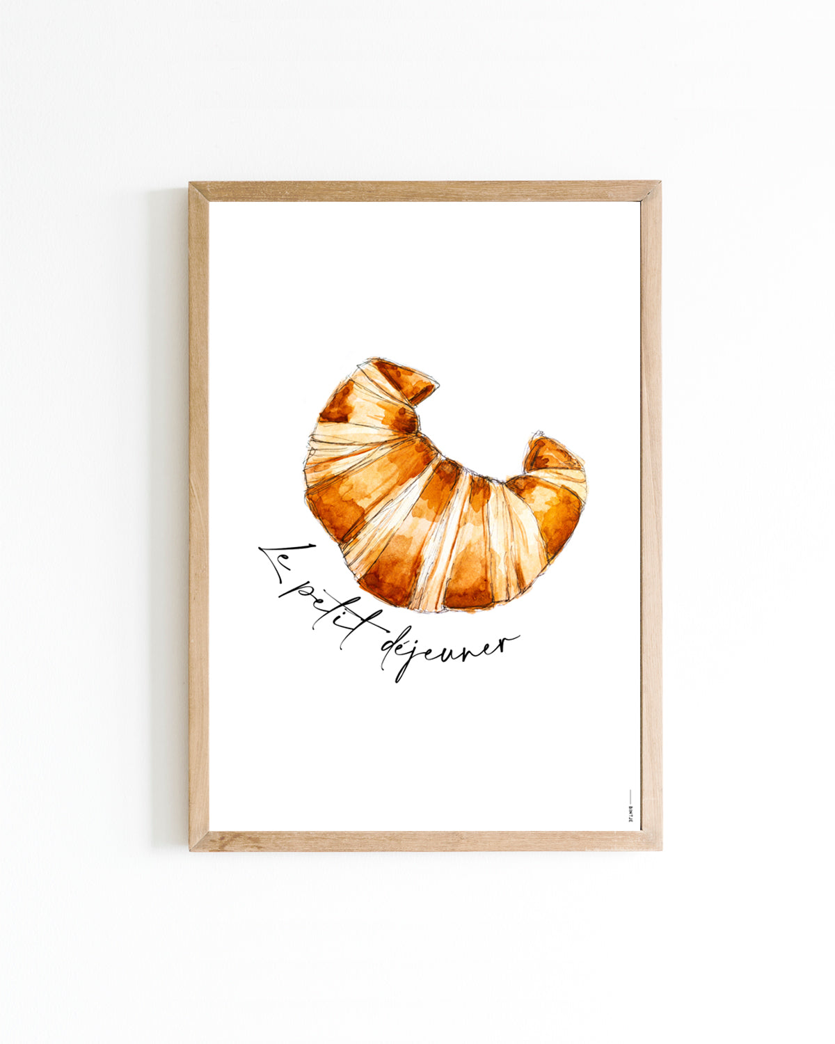 Poster 30x40 Le petit dejeuner