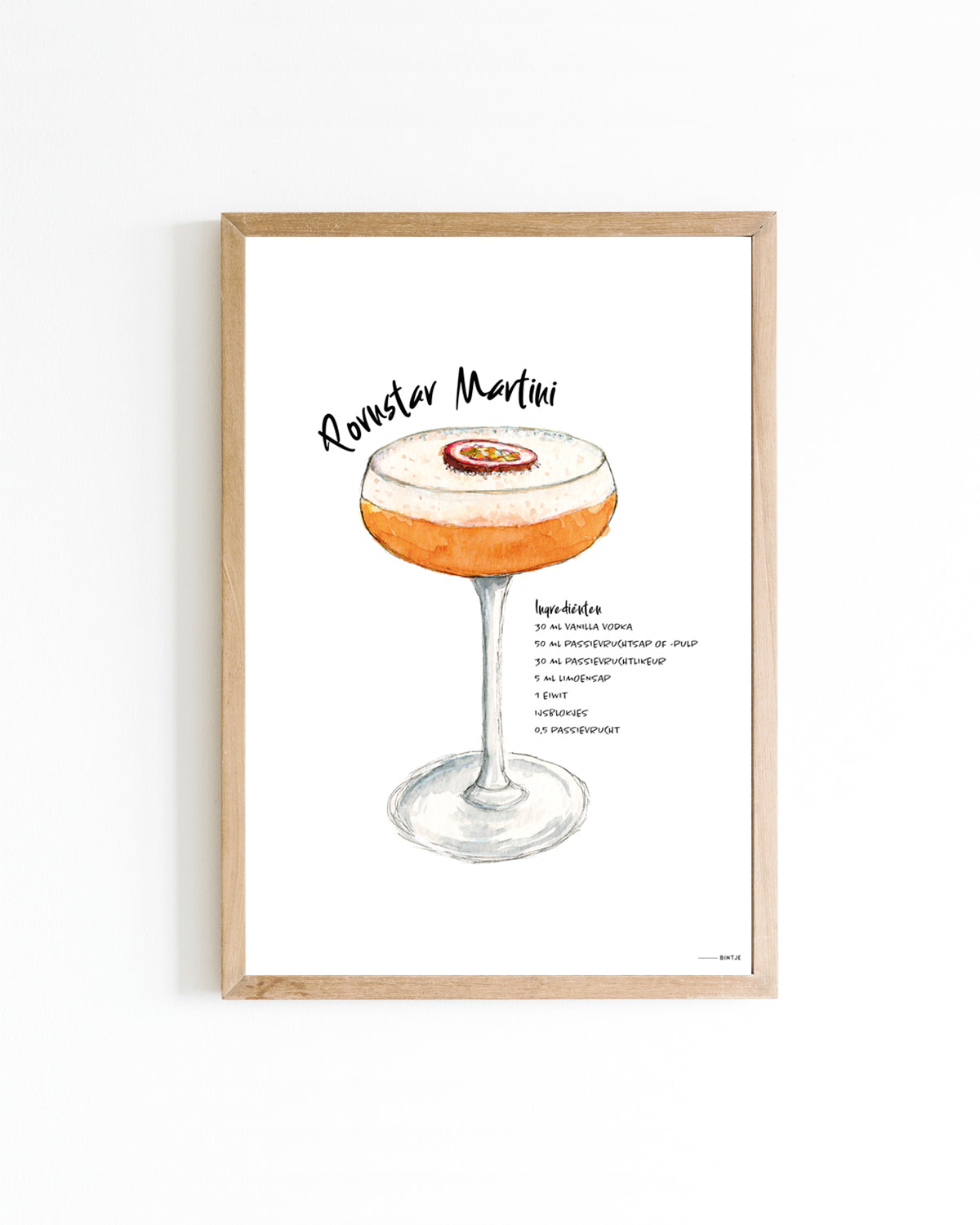 Poster 15x20 Cocktail: Pornstar Martini