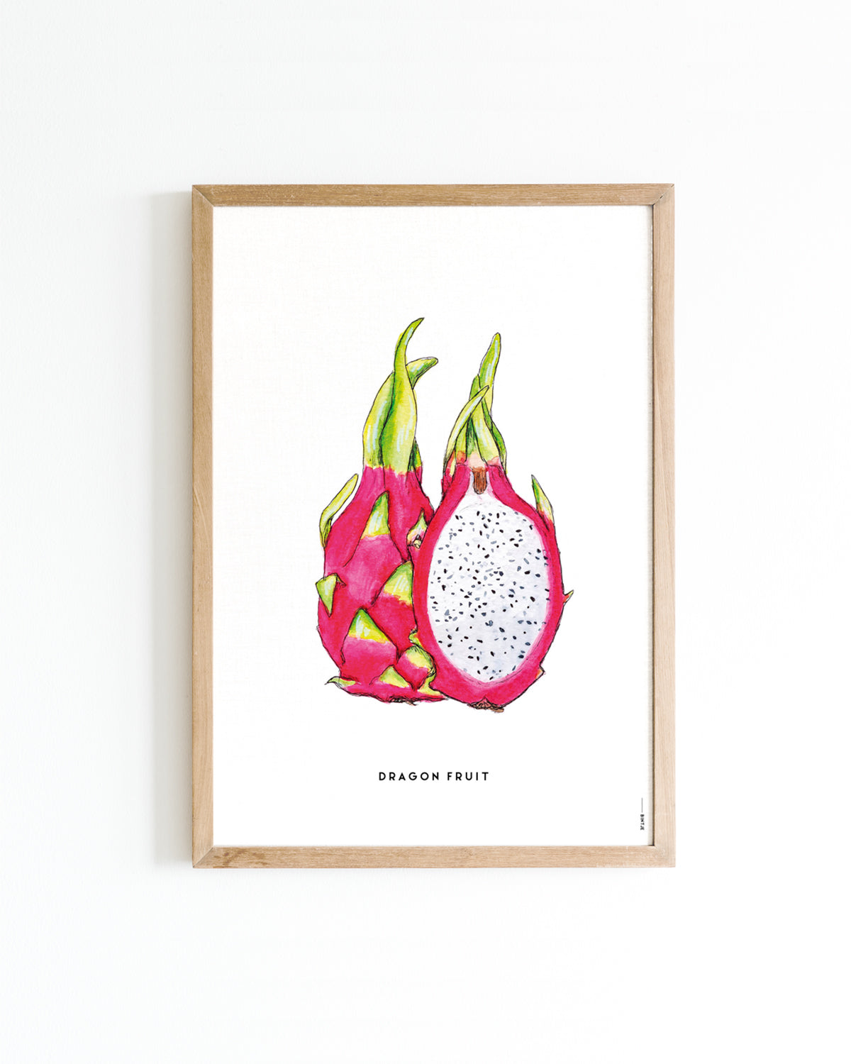 Poster A4 Keuken: Dragonfruit