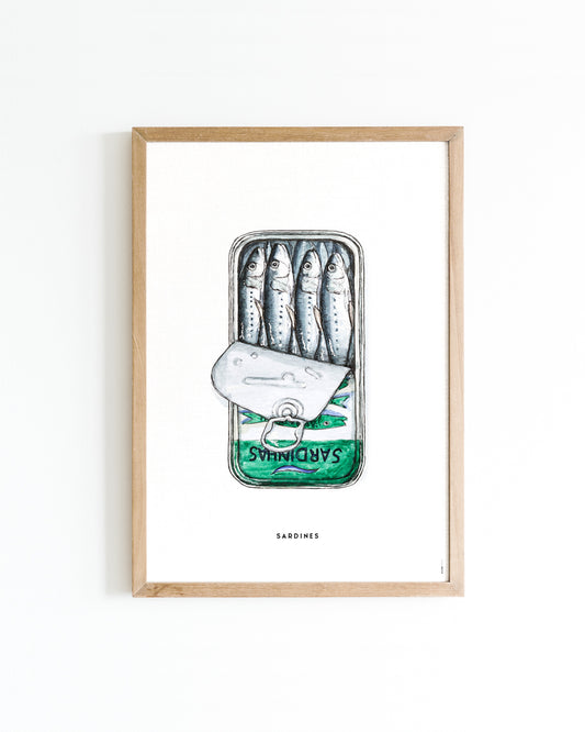 Poster 50x70 Sardientjes