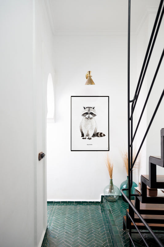 Poster 50x70 Wasbeer