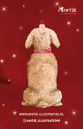 Kerstbal Labradoodle