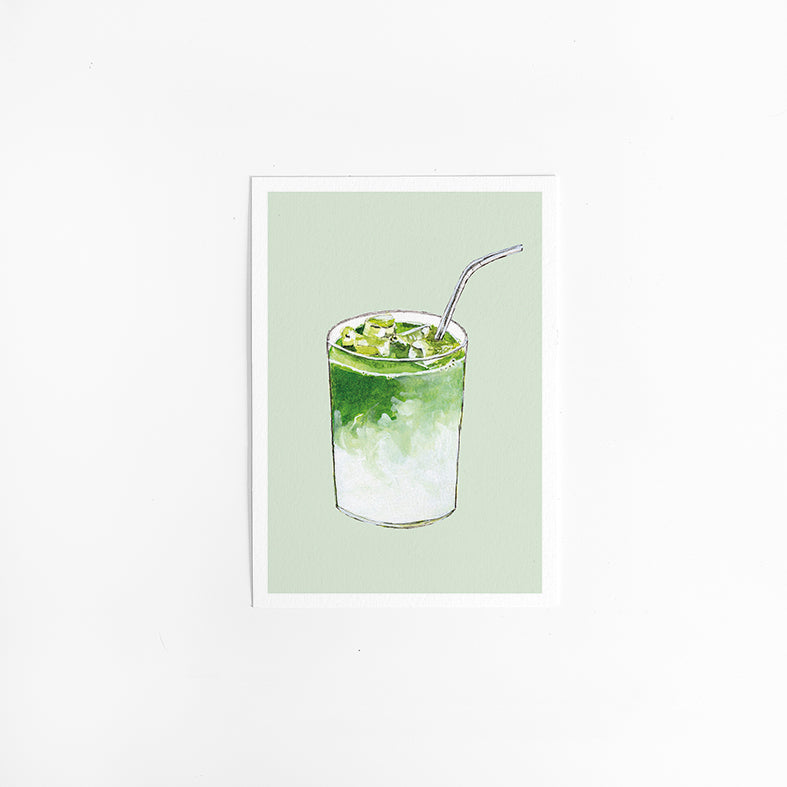 Wenskaart Keuken F: Matcha
