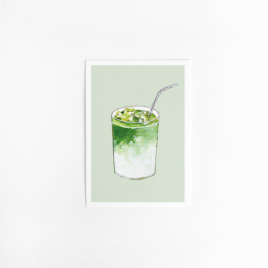 Wenskaart Keuken F: Matcha