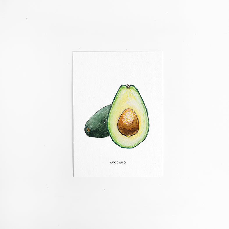 Wenskaart Keuken: Avocado