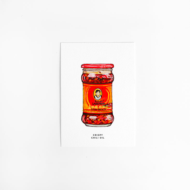 Wenskaart Keuken: Crispy Chili oil