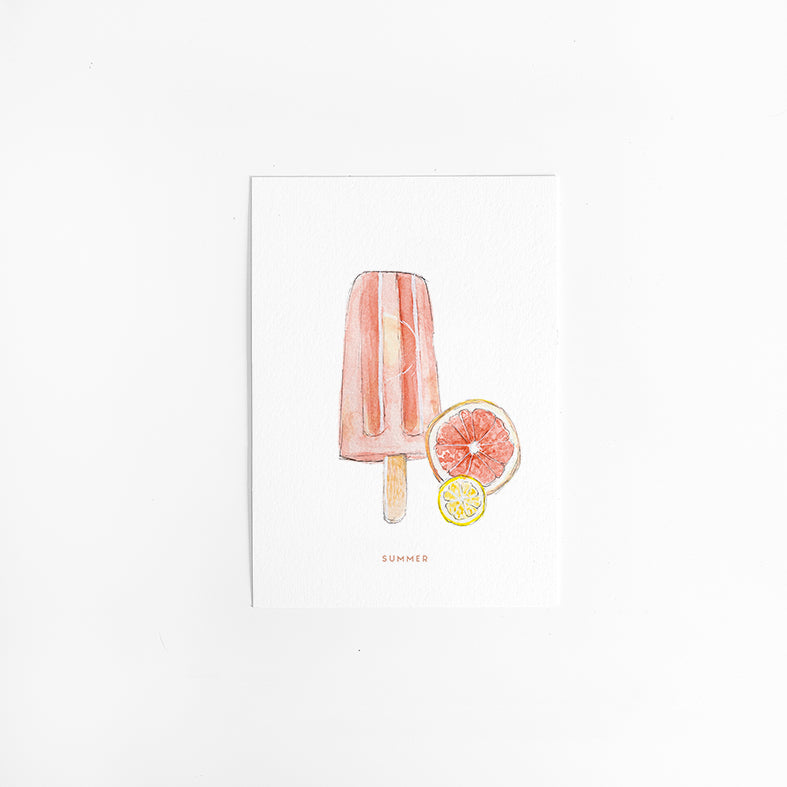 Wenskaart IJsje: Fruitijsje
