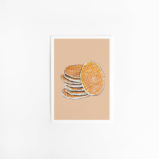 Wenskaart Keuken F: Stroopwafel