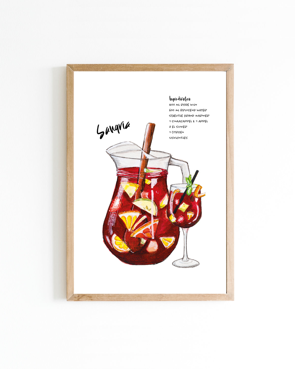 Poster 15x20 Cocktail: Sangria