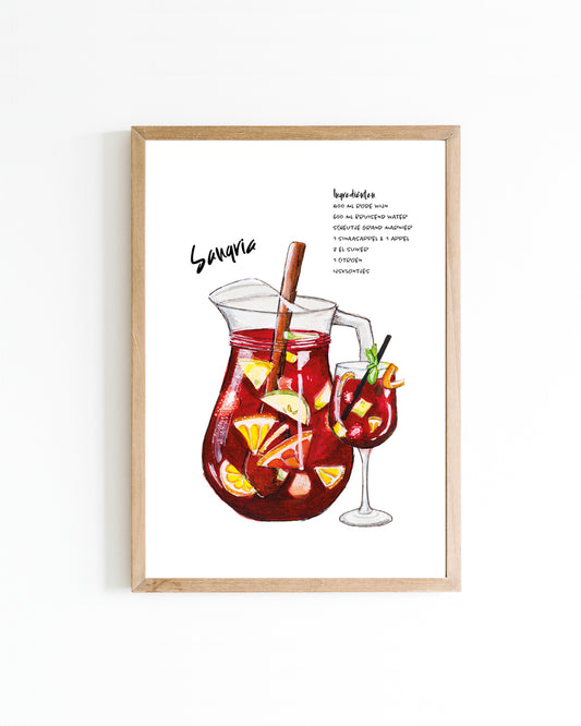 Poster 15x20 Cocktail: Sangria
