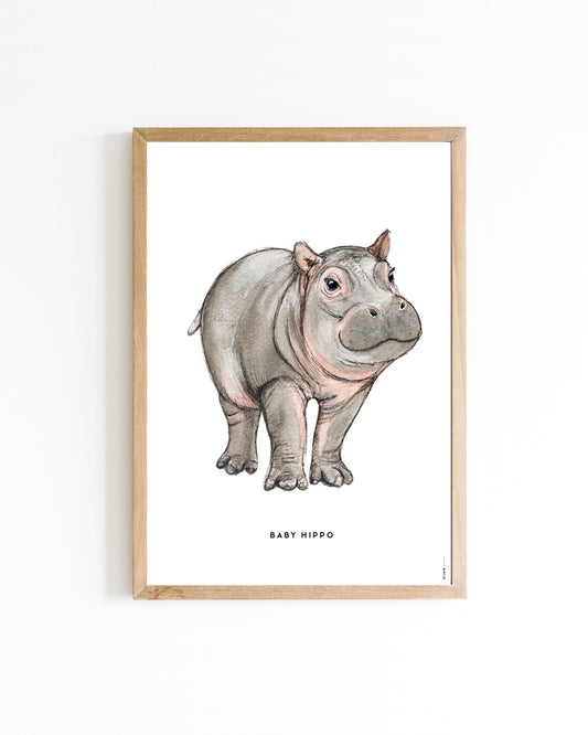 Poster 15x20 Baby Nijlpaard