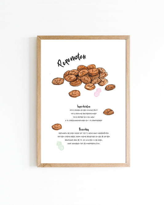 Poster 15x20 Keuken: Pepernoten