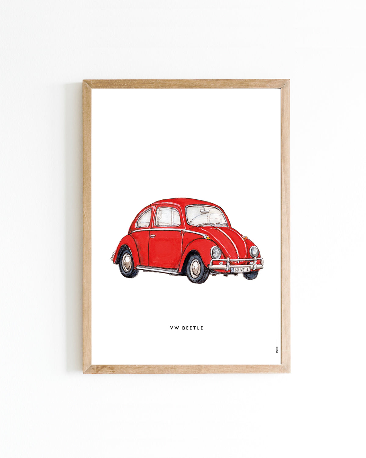 Poster 15x20 VW Beetle