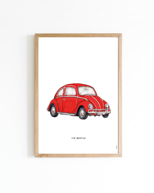 Poster 15x20 VW Beetle