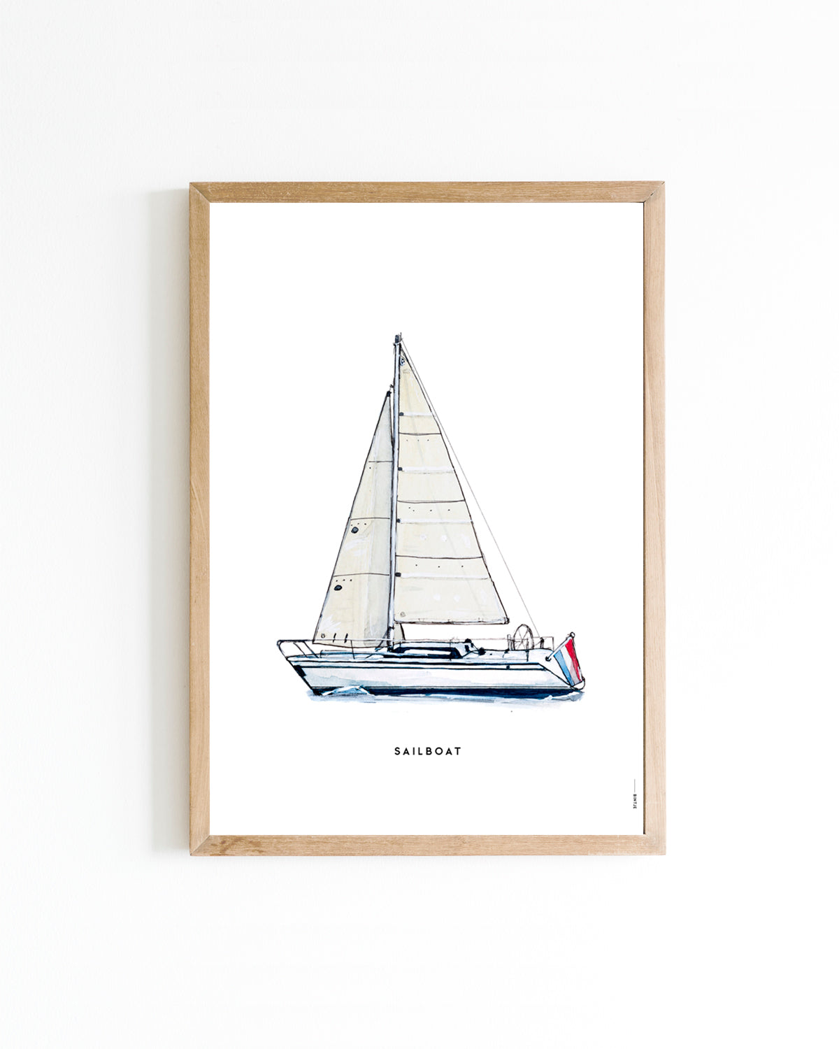 Poster 15x20 Zeilboot