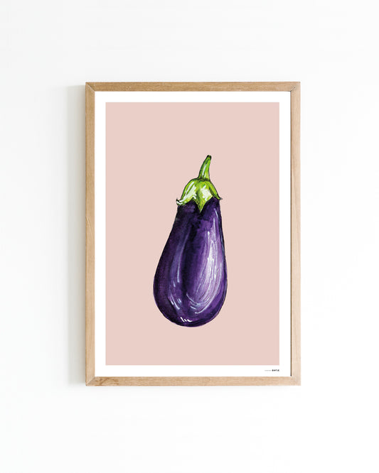 Poster 15x20 Keuken F. Aubergine