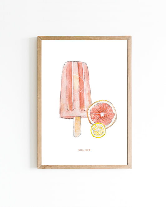 Poster 15x20 Keuken: Fruitijsje