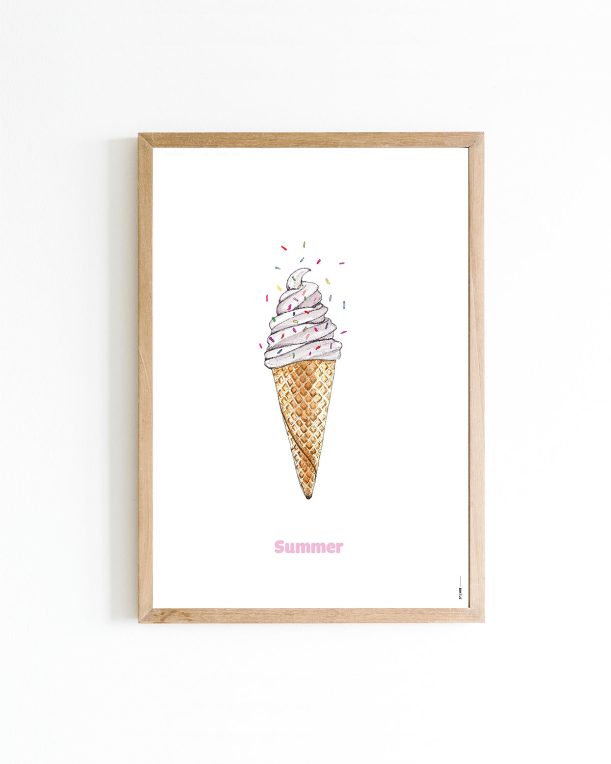 Poster A4 IJsje: Softijsje
