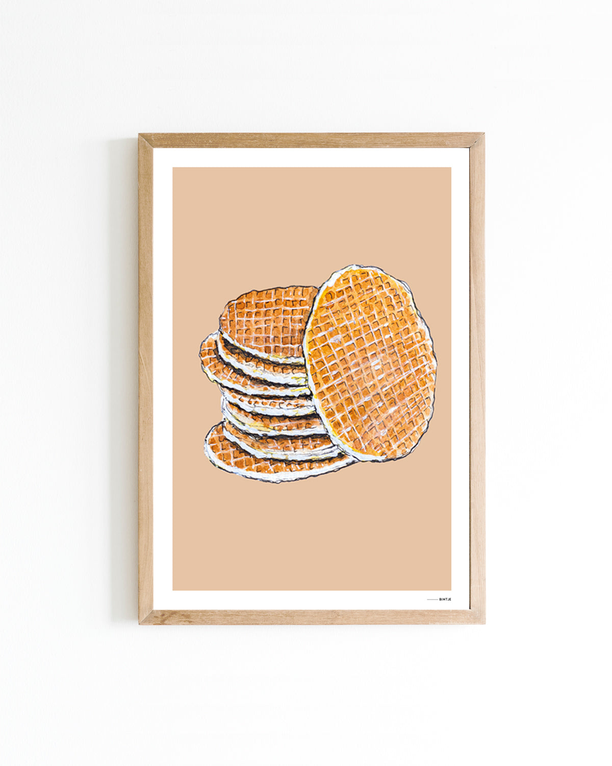 Poster 15x20 Keuken: Stroopwafel