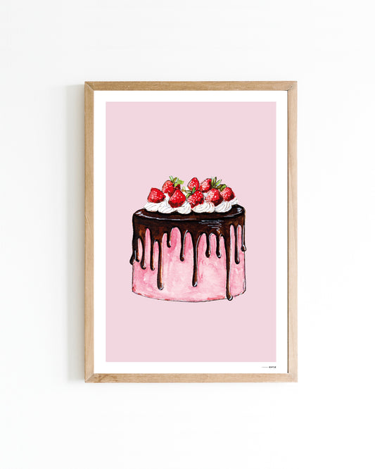 Poster A4 Keuken F: Taartje