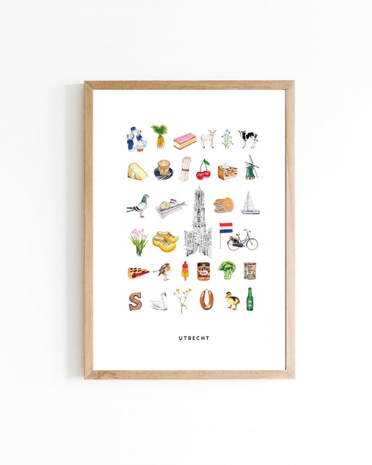 Poster 15x20 Holland: Utrecht
