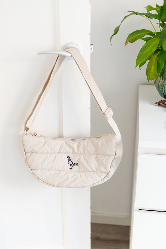 Crossbody tas Duif