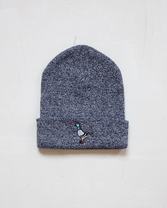 Gemêleerd blauw Muts met Duif