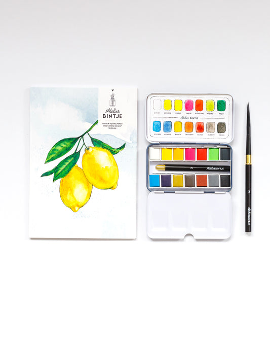 Bintje Atelier Aquarel verfset 14 kleuren