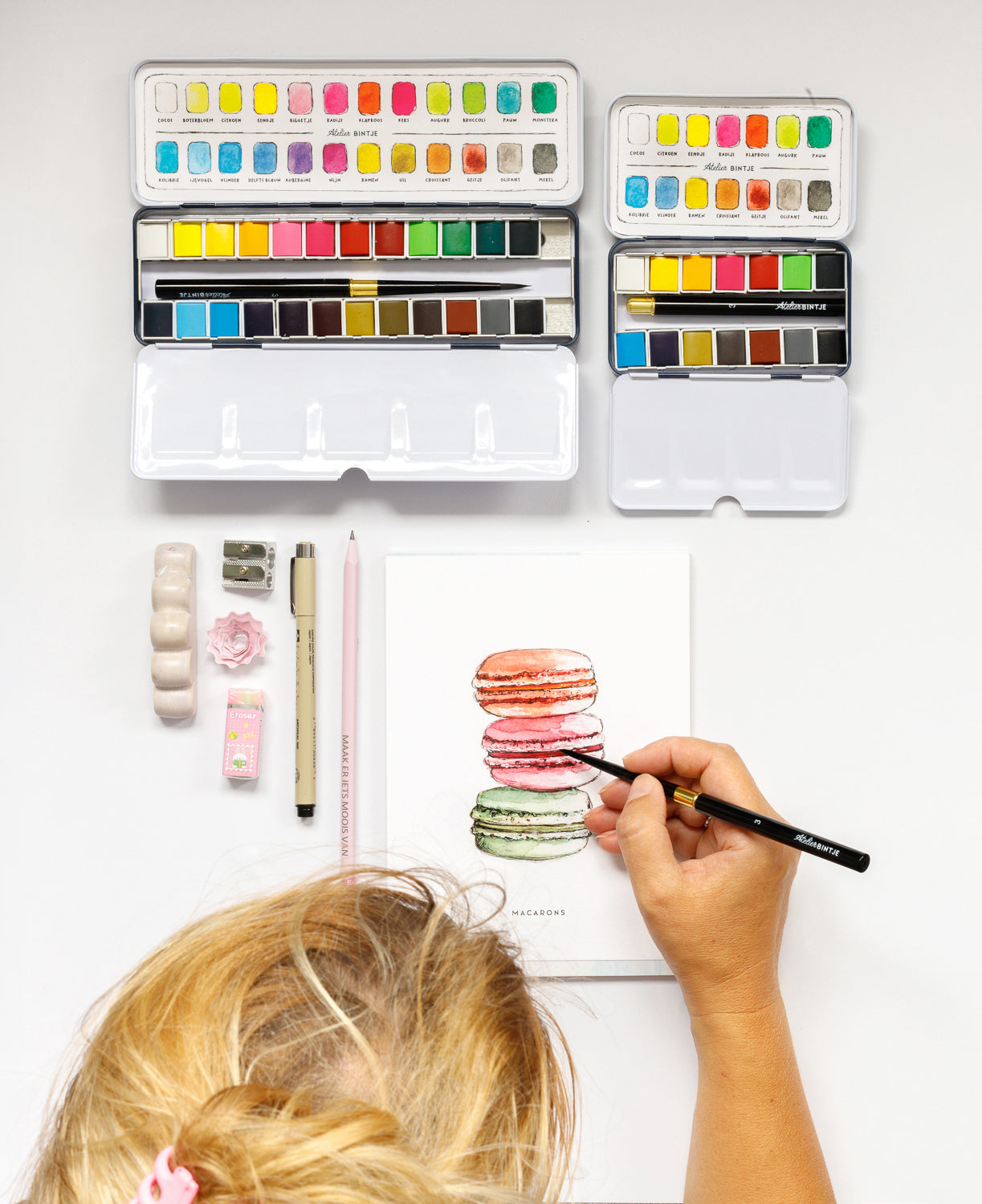 Bintje Atelier Aquarel verfset 14 kleuren