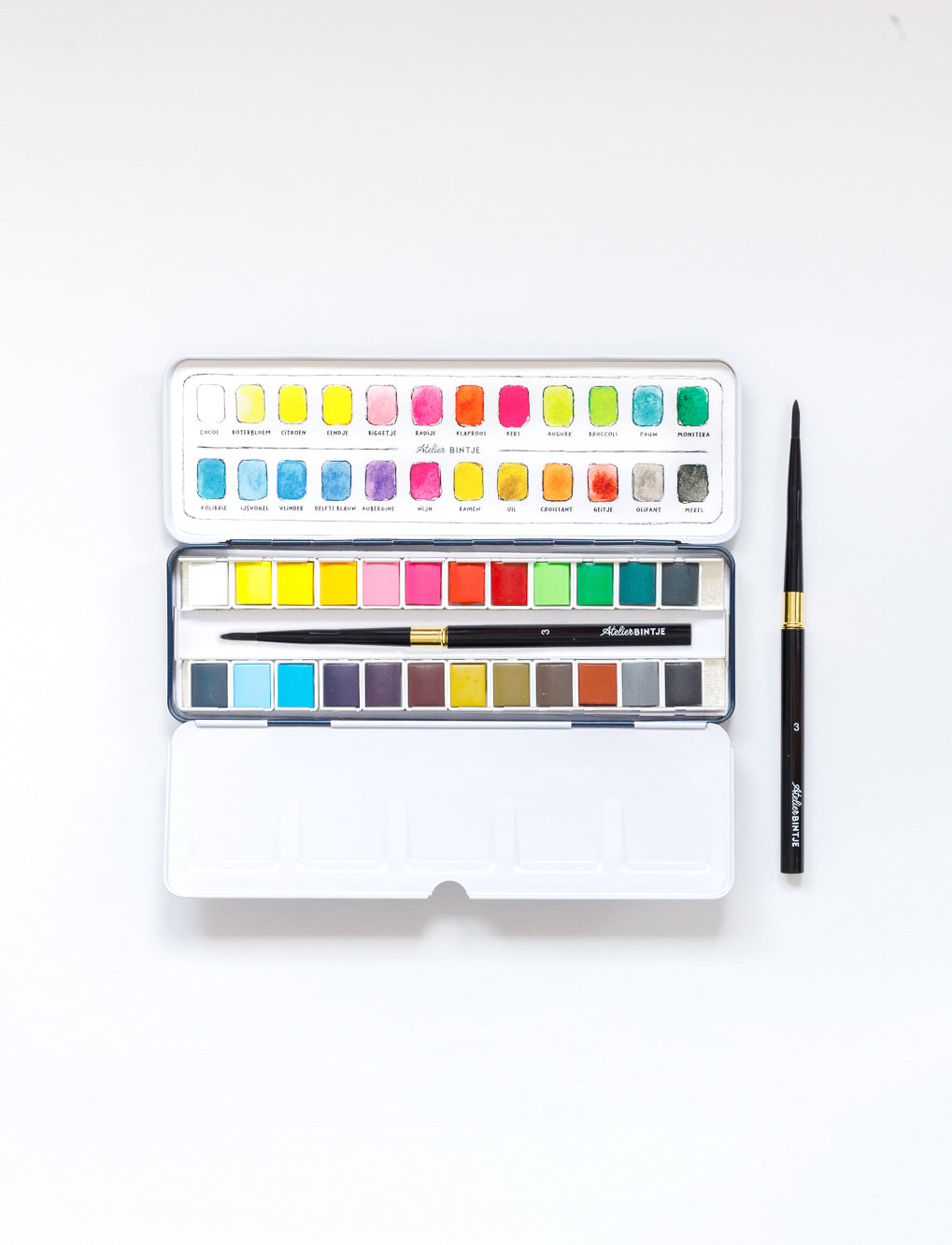 Bintje Atelier Aquarel verfset 24 kleuren
