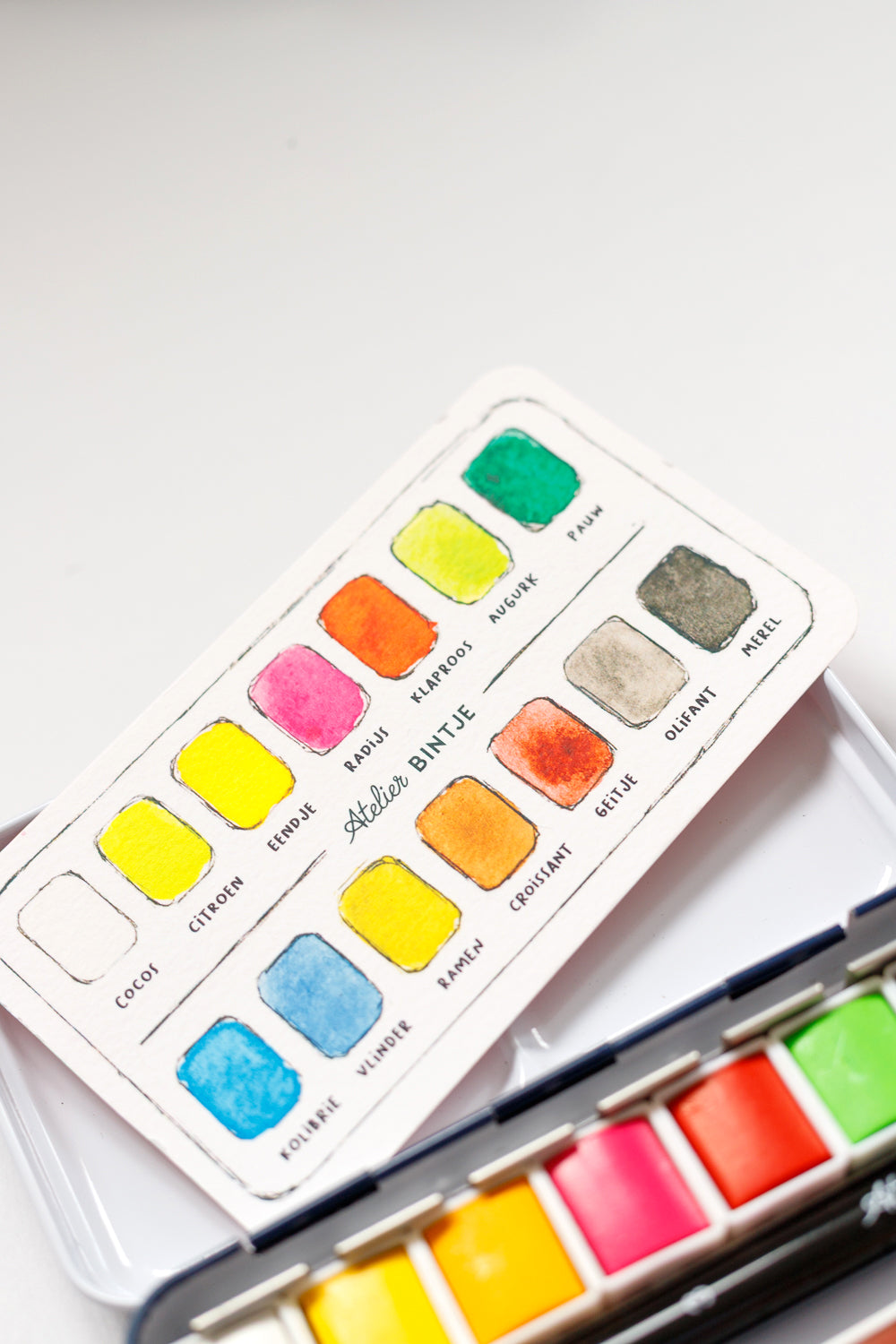 Bintje Atelier Aquarel verfset 14 kleuren