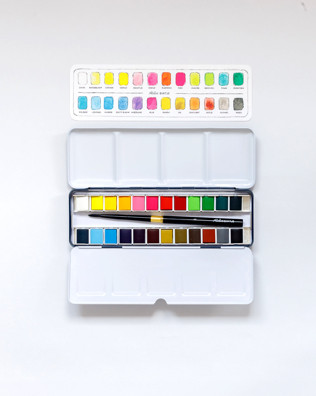 Bintje Atelier Aquarel verfset 24 kleuren